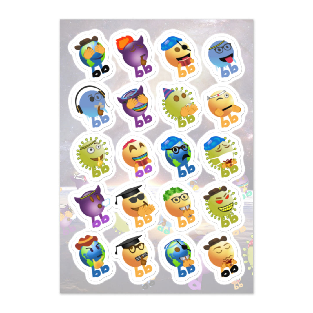 Megabb Buddy Stickers - Emojibb