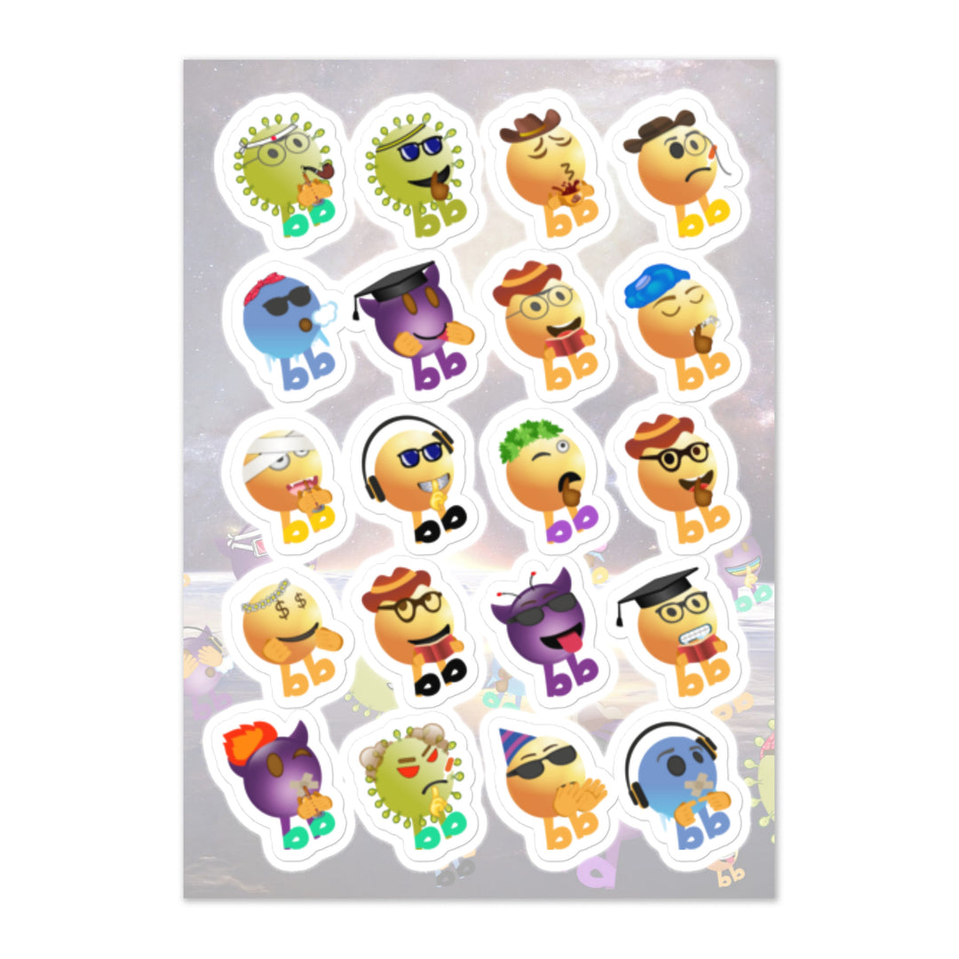 Megabb Buddy Stickers - Emojibb