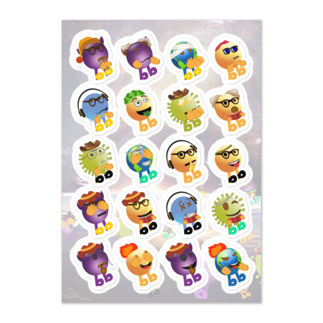 Megabb Buddy Stickers - Emojibb