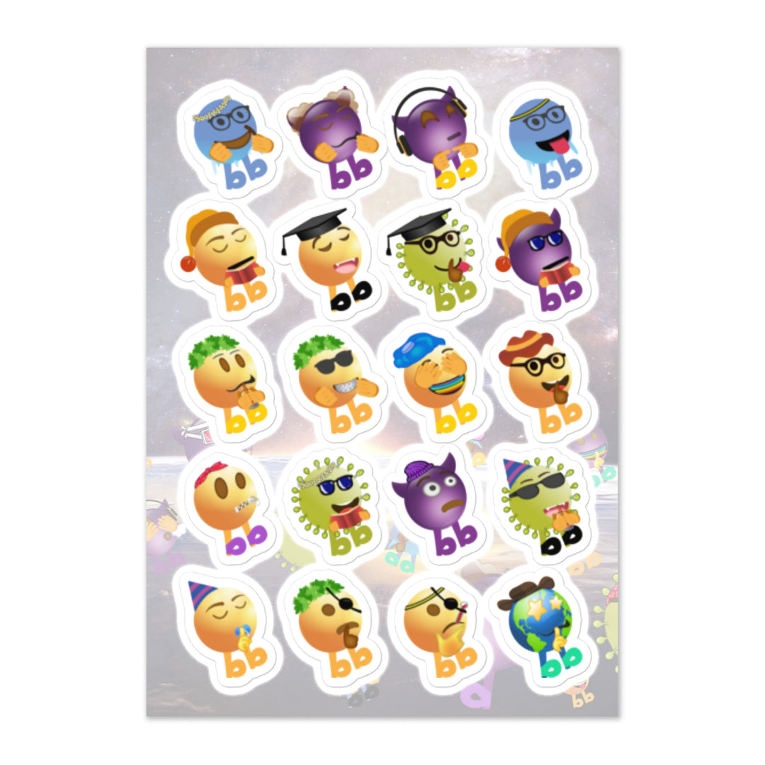 Megabb Buddy Stickers - Emojibb