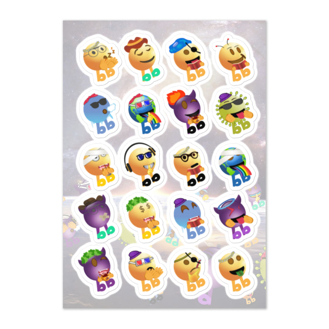 Megabb Buddy Stickers - Emojibb