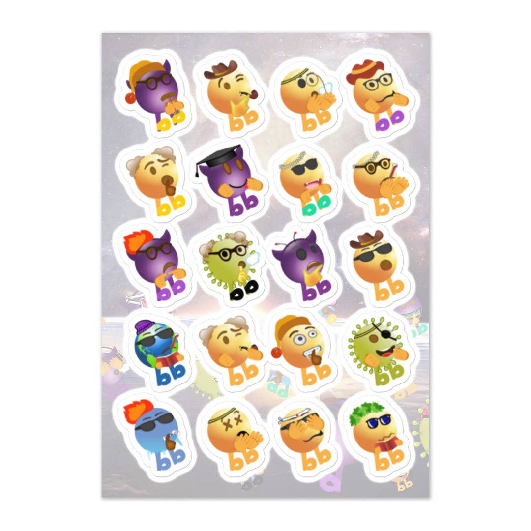 Megabb Buddy Stickers - Emojibb