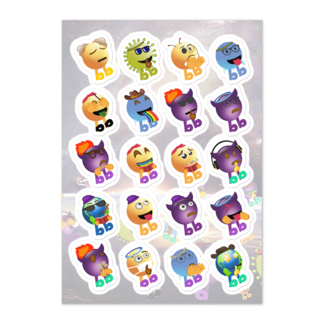 Megabb Buddy Stickers - Emojibb