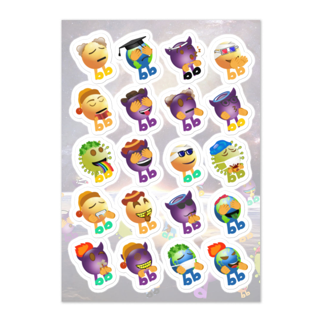 Megabb Buddy Stickers - Emojibb