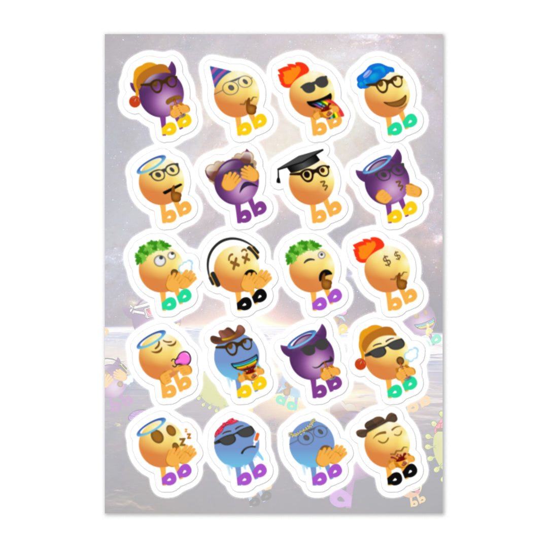 Megabb Buddy Stickers - Emojibb