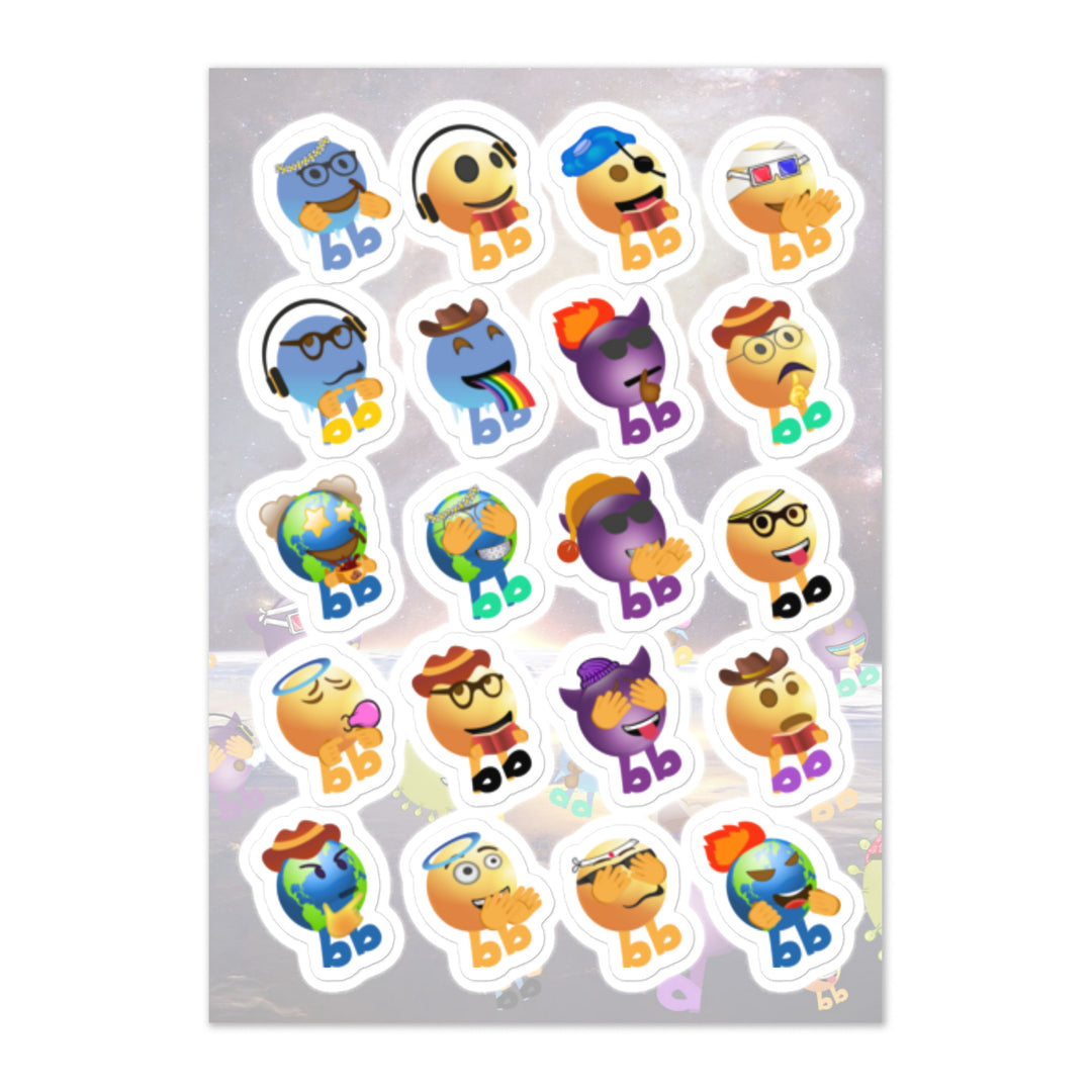 Megabb Buddy Stickers - Emojibb