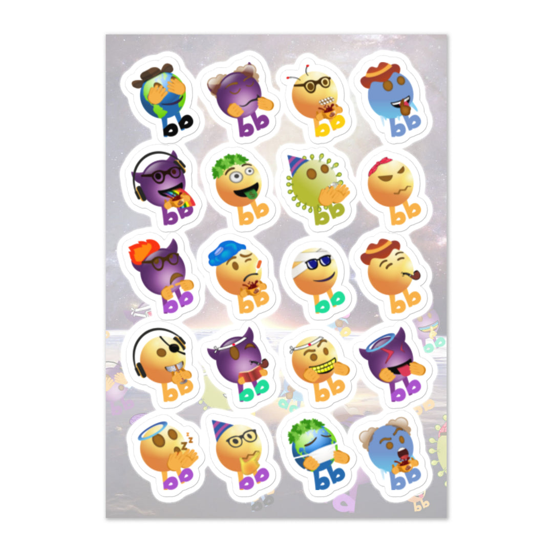 Megabb Buddy Stickers - Emojibb