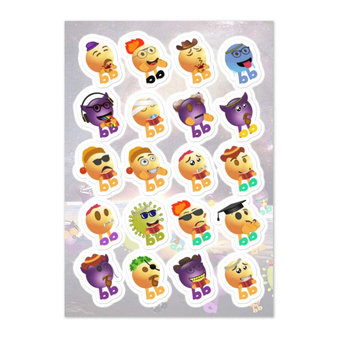 Megabb Buddy Stickers - Emojibb