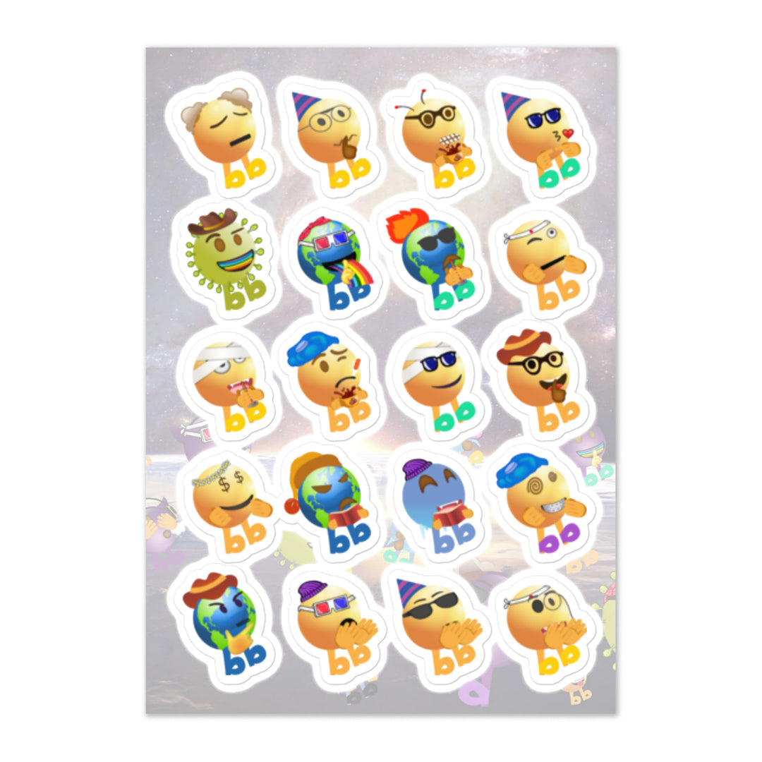 Megabb Buddy Stickers - Emojibb