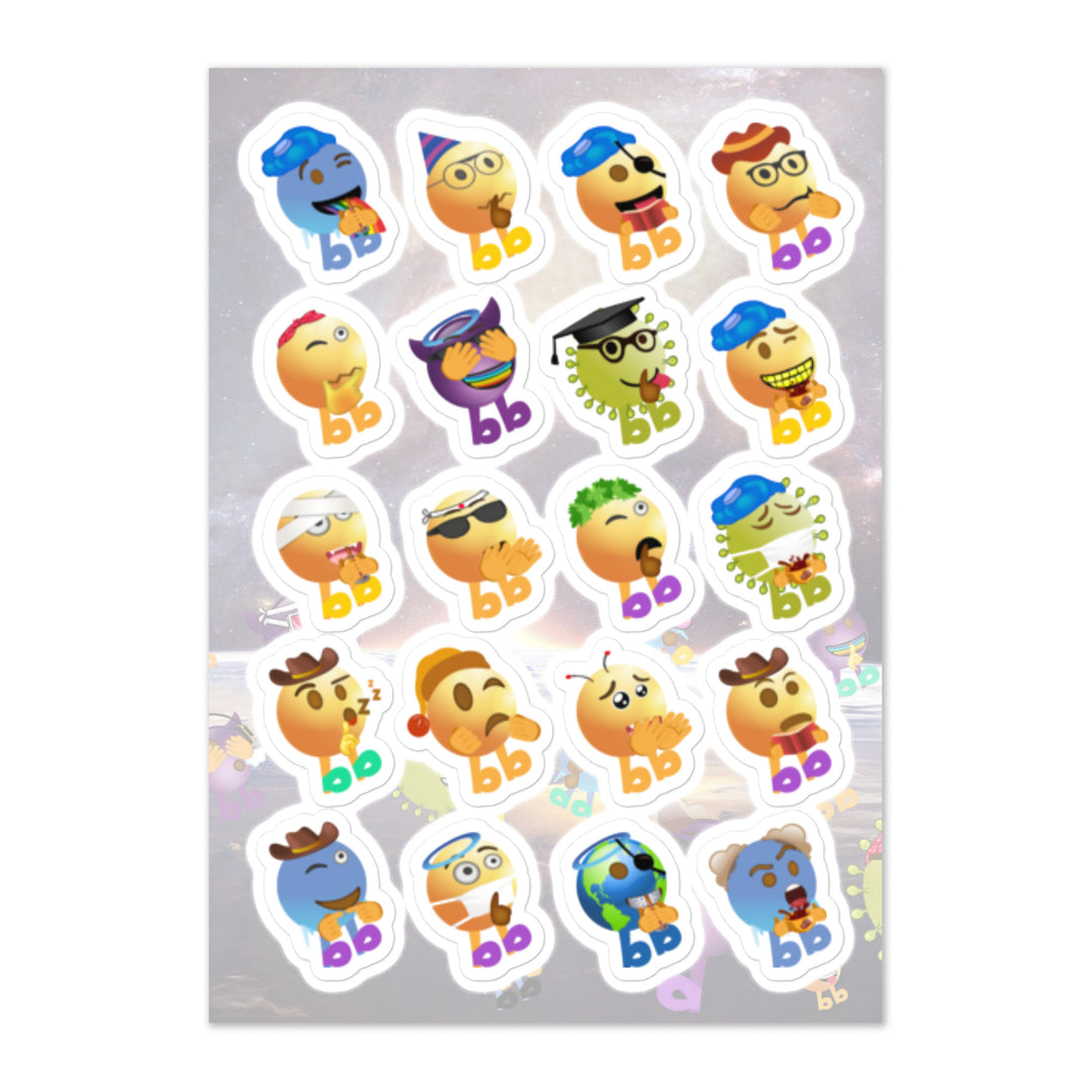 Megabb Buddy Stickers - Emojibb