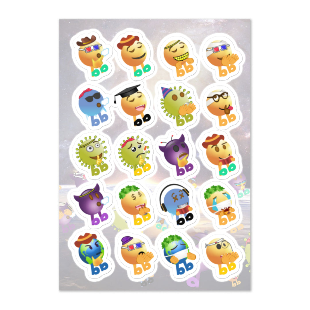 Megabb Buddy Stickers - Emojibb