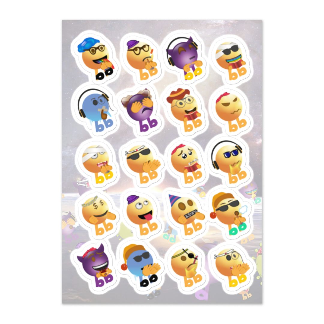 Megabb Buddy Stickers - Emojibb