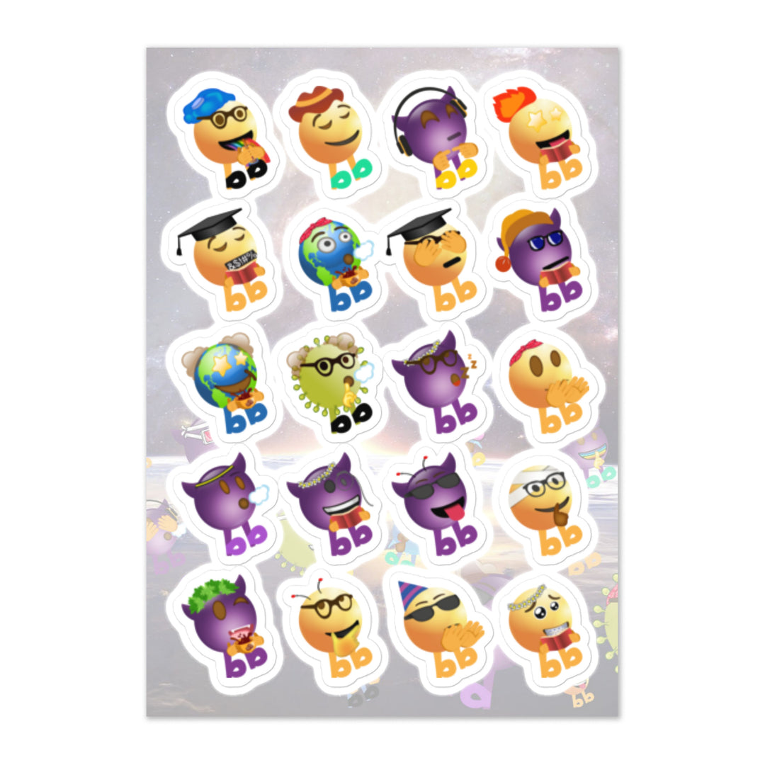 Megabb Buddy Stickers - Emojibb