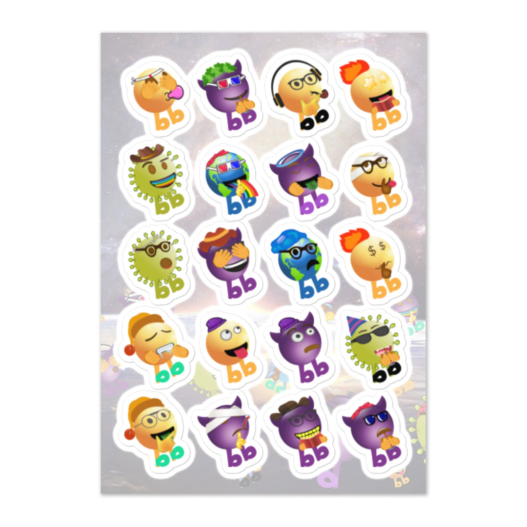 Megabb Buddy Stickers - Emojibb