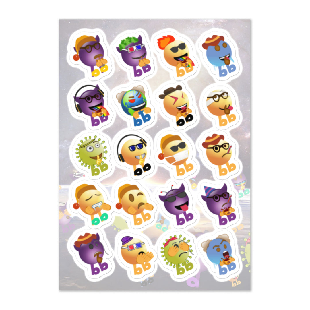 Megabb Buddy Stickers - Emojibb