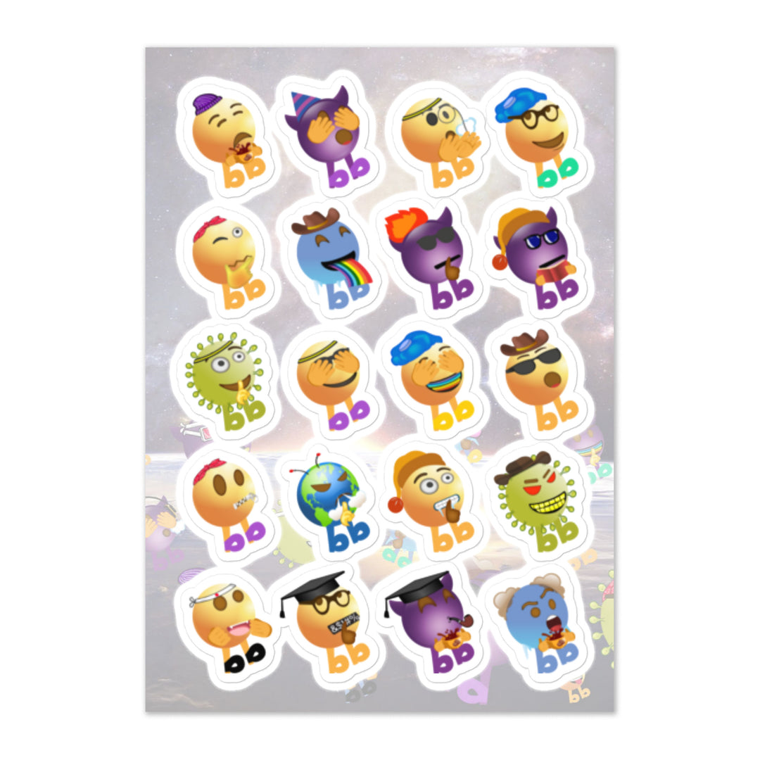 Megabb Buddy Stickers - Emojibb