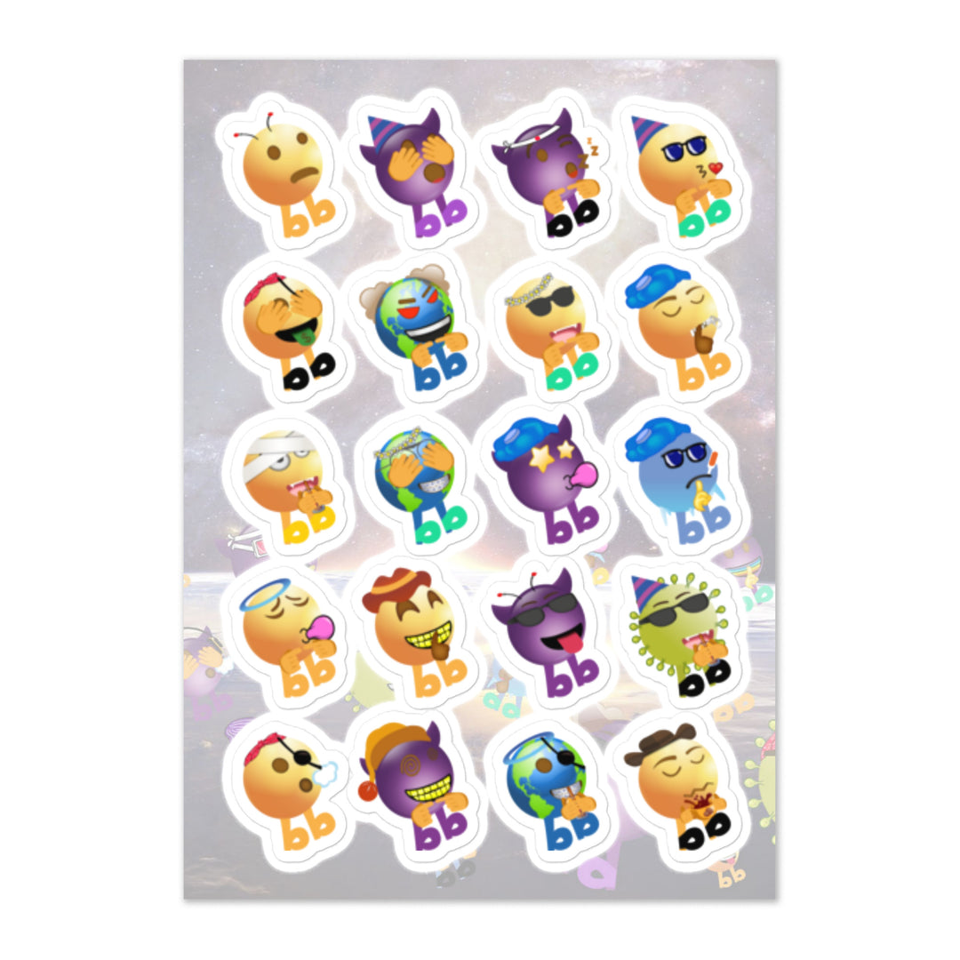 Megabb Buddy Stickers - Emojibb