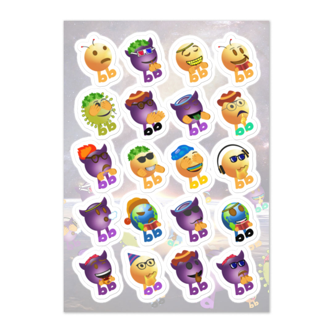 Megabb Buddy Stickers - Emojibb