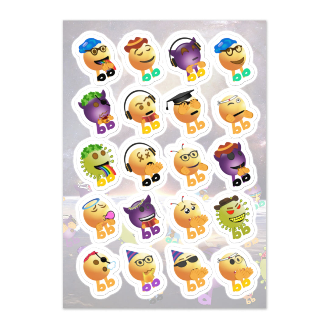Megabb Buddy Stickers - Emojibb
