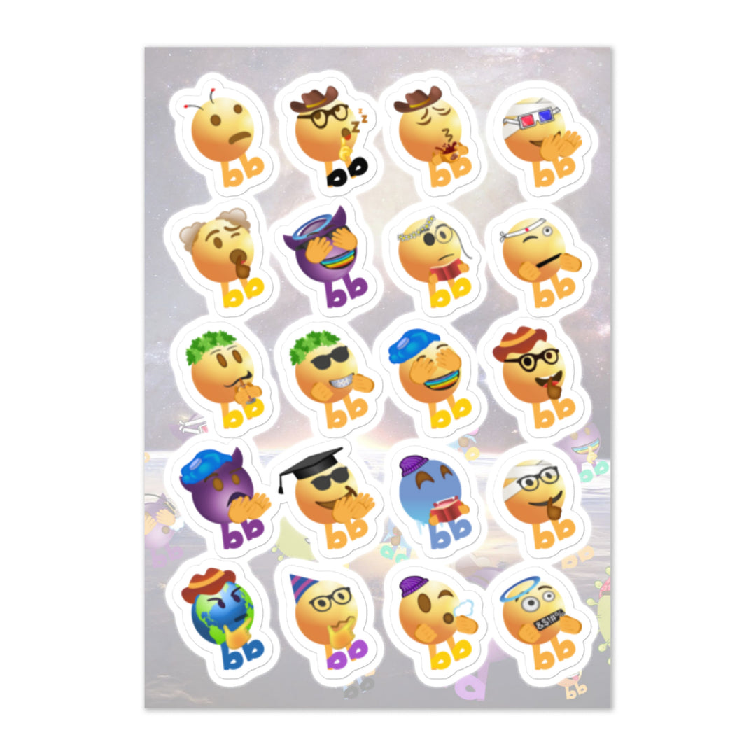 Megabb Buddy Stickers - Emojibb