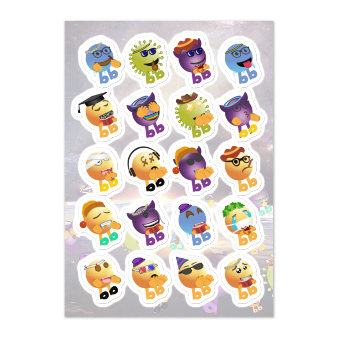 Megabb Buddy Stickers - Emojibb