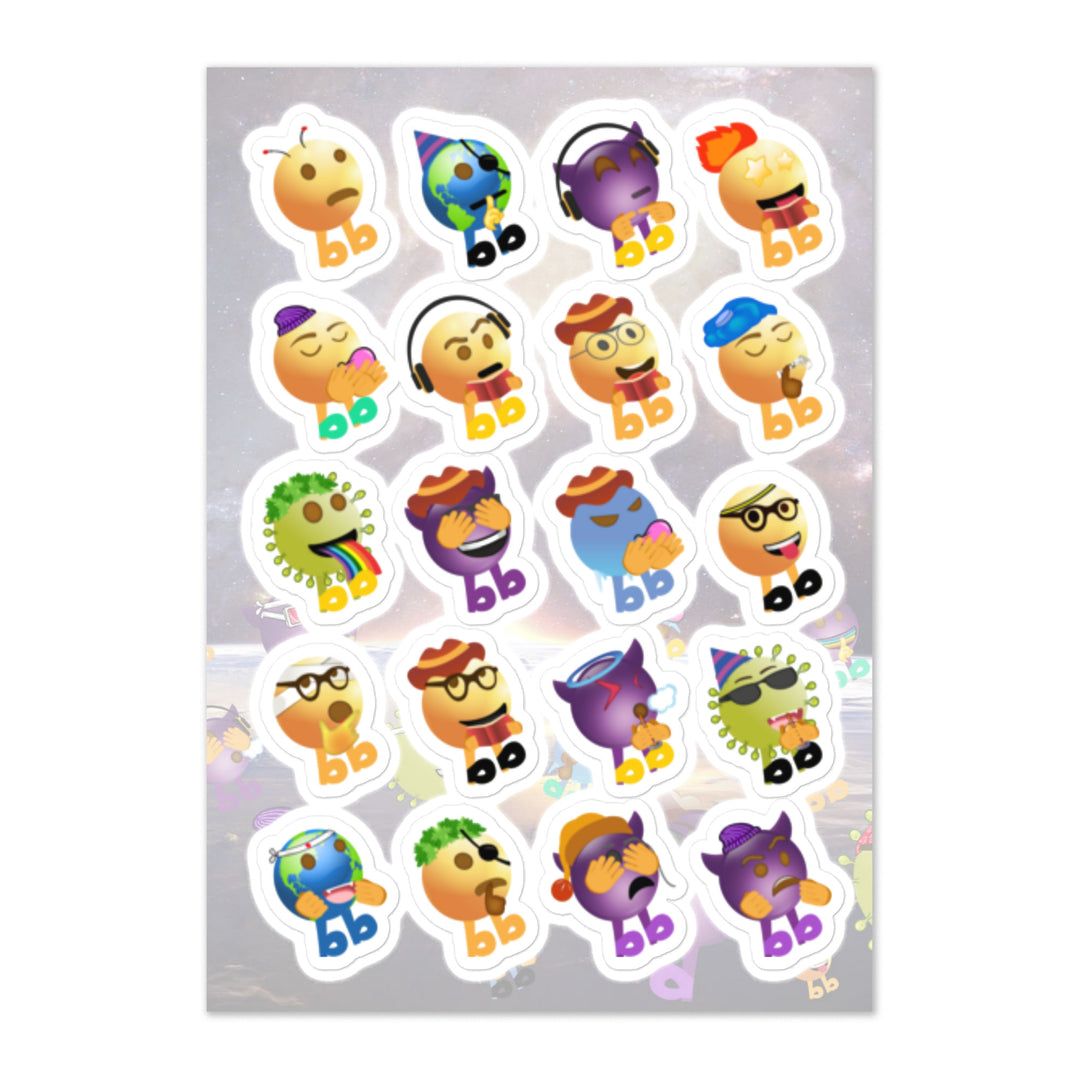 Megabb Buddy Stickers - Emojibb