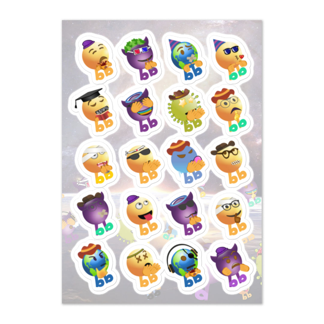 Megabb Buddy Stickers - Emojibb