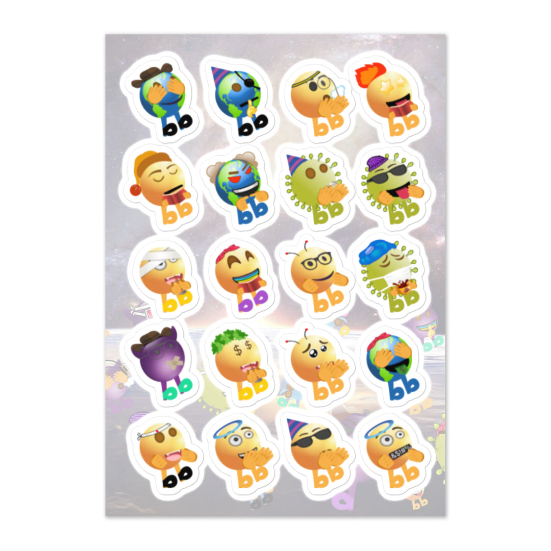 Megabb Buddy Stickers - Emojibb