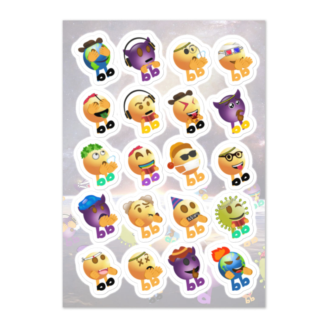 Megabb Buddy Stickers - Emojibb