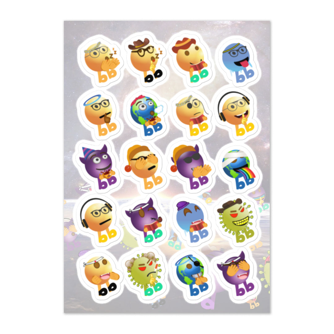 Megabb Buddy Stickers - Emojibb