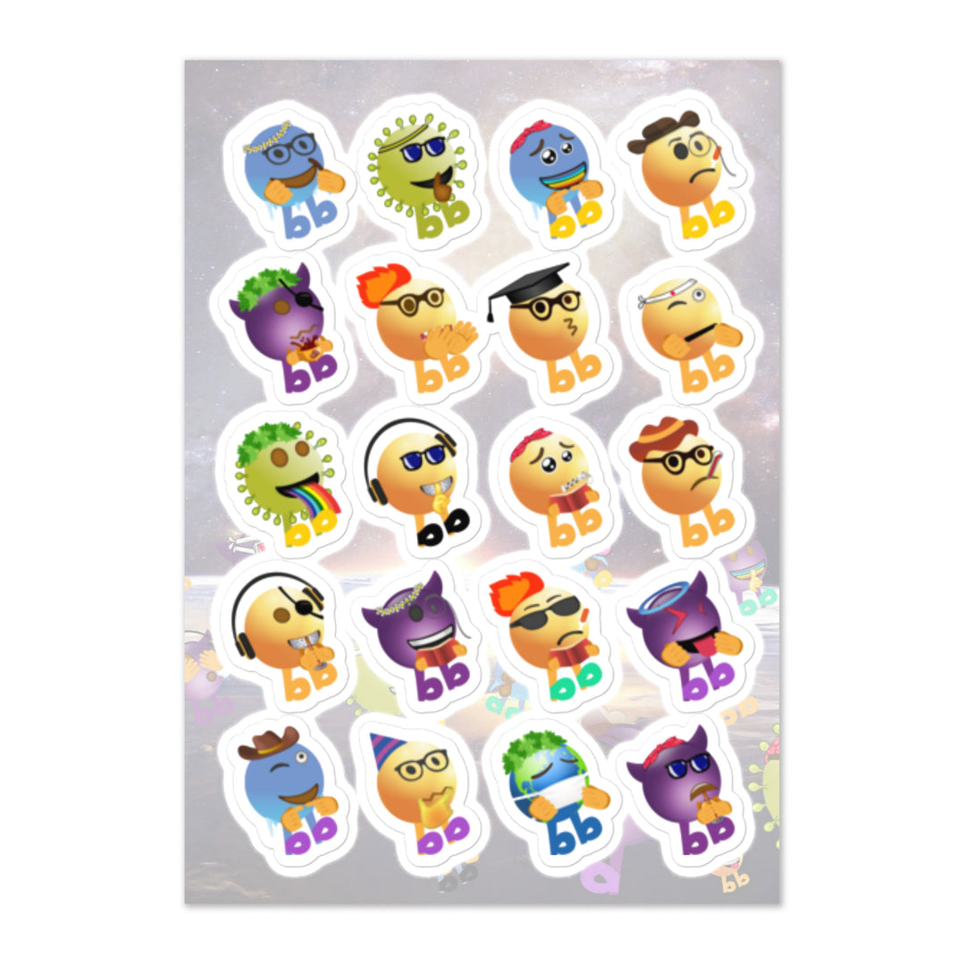 Megabb Buddy Stickers - Emojibb