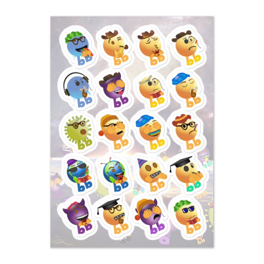 Megabb Buddy Stickers - Emojibb