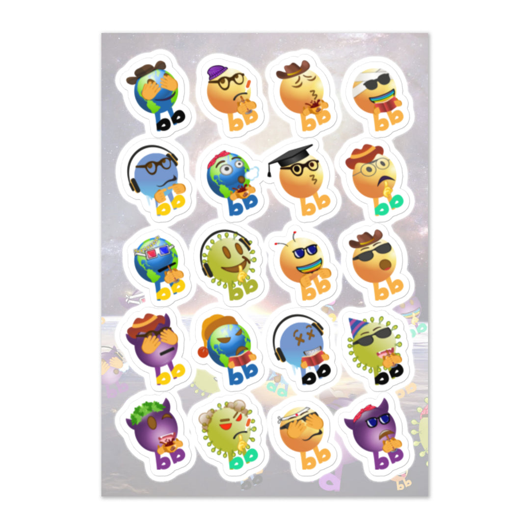 Megabb Buddy Stickers - Emojibb