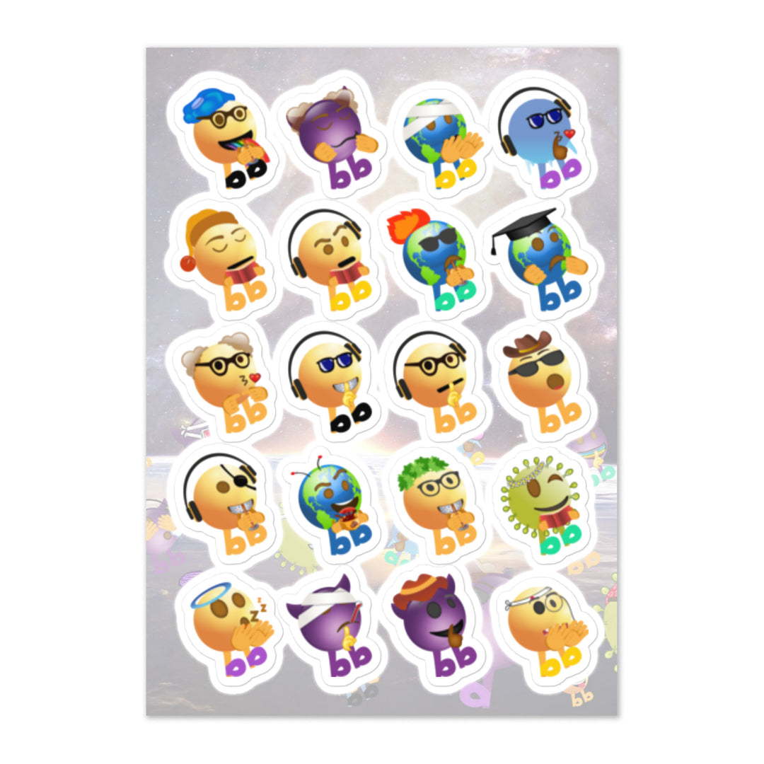 Megabb Buddy Stickers - Emojibb