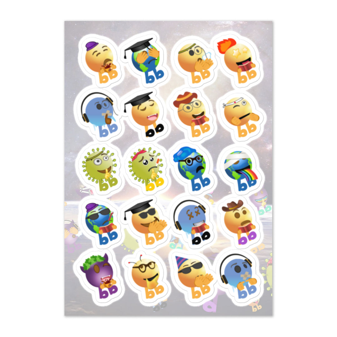 Megabb Buddy Stickers - Emojibb