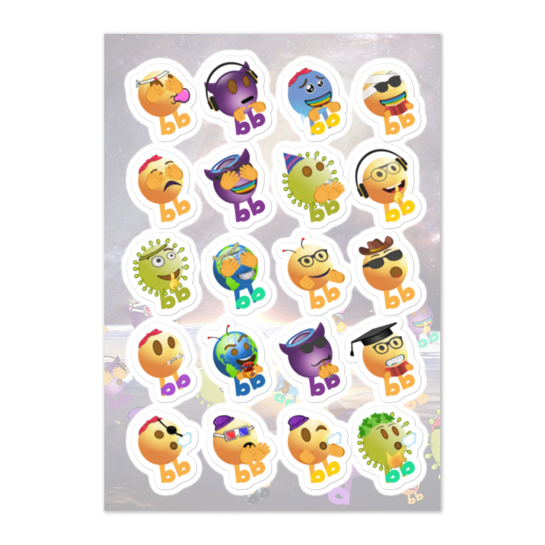 Megabb Buddy Stickers - Emojibb