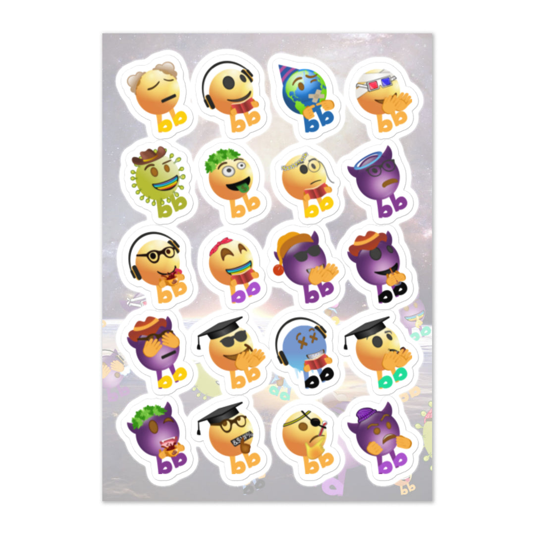 Megabb Buddy Stickers - Emojibb