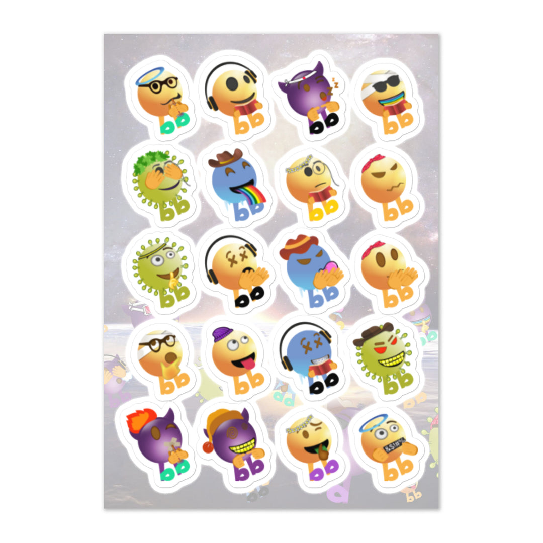 Megabb Buddy Stickers - Emojibb