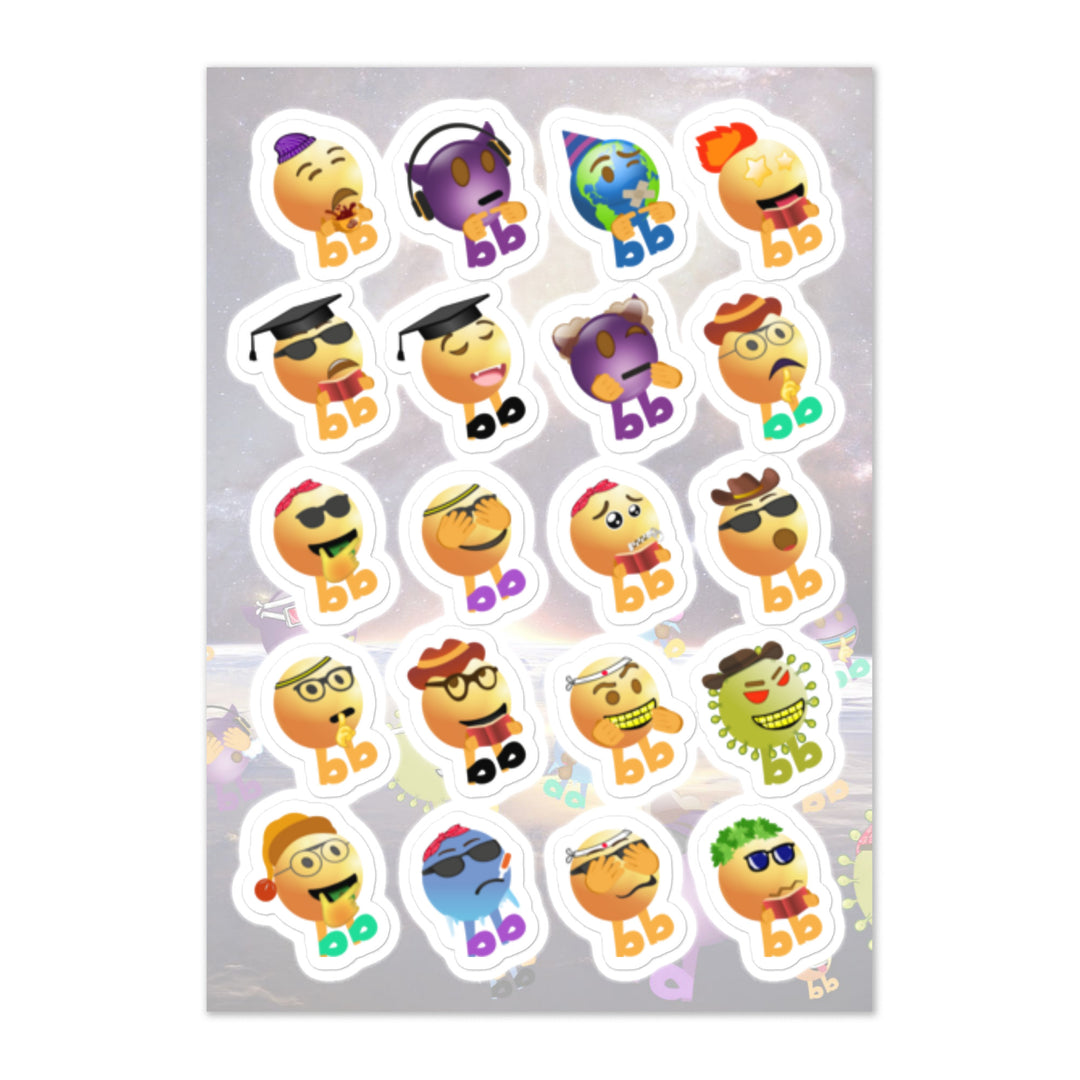 Megabb Buddy Stickers - Emojibb