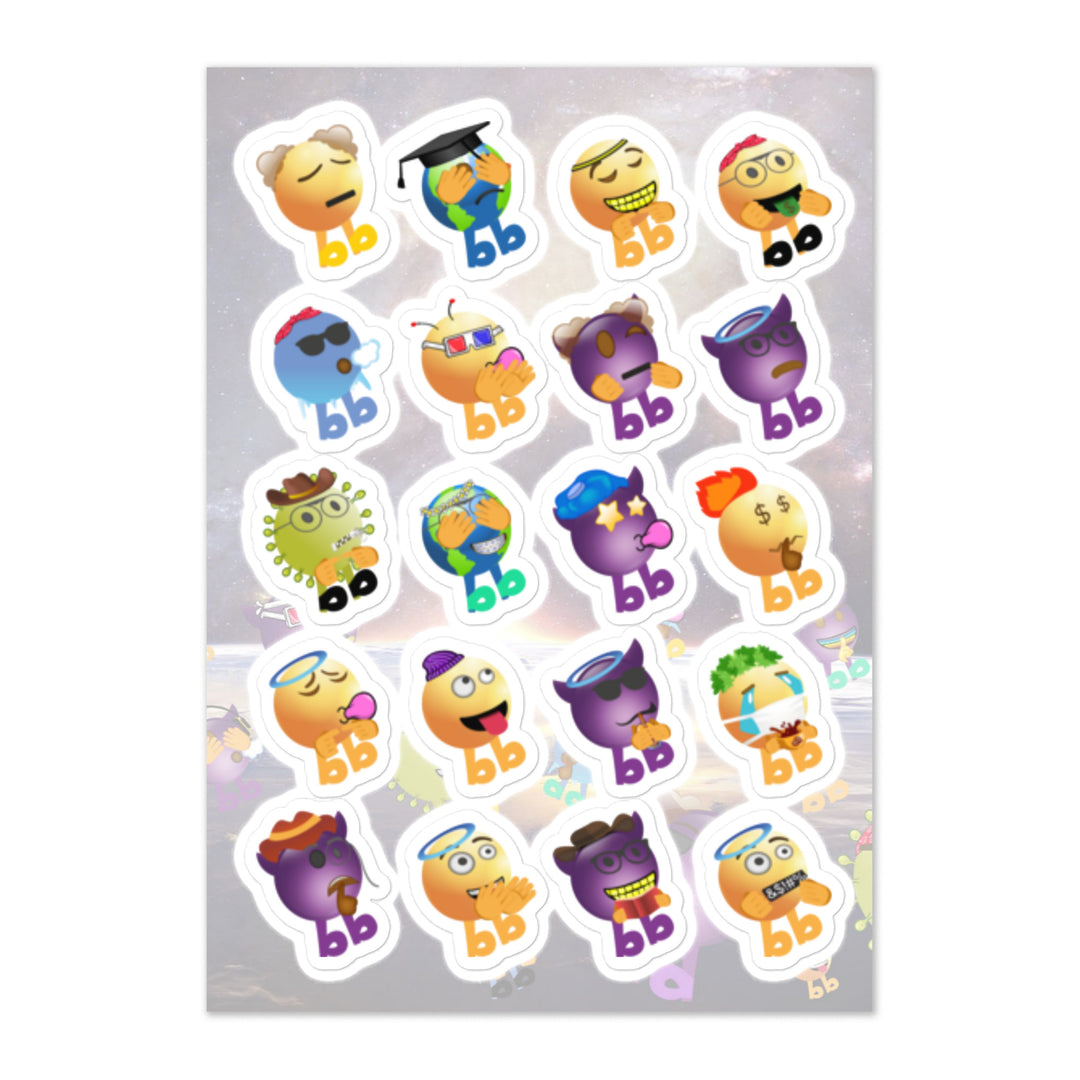 Megabb Buddy Stickers - Emojibb