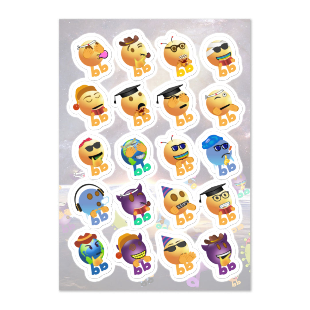 Megabb Buddy Stickers - Emojibb