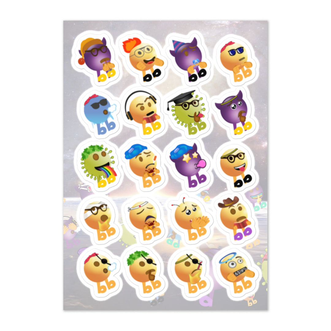 Megabb Buddy Stickers - Emojibb
