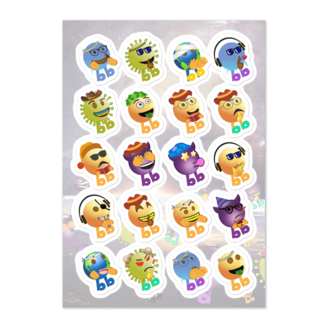 Megabb Buddy Stickers - Emojibb