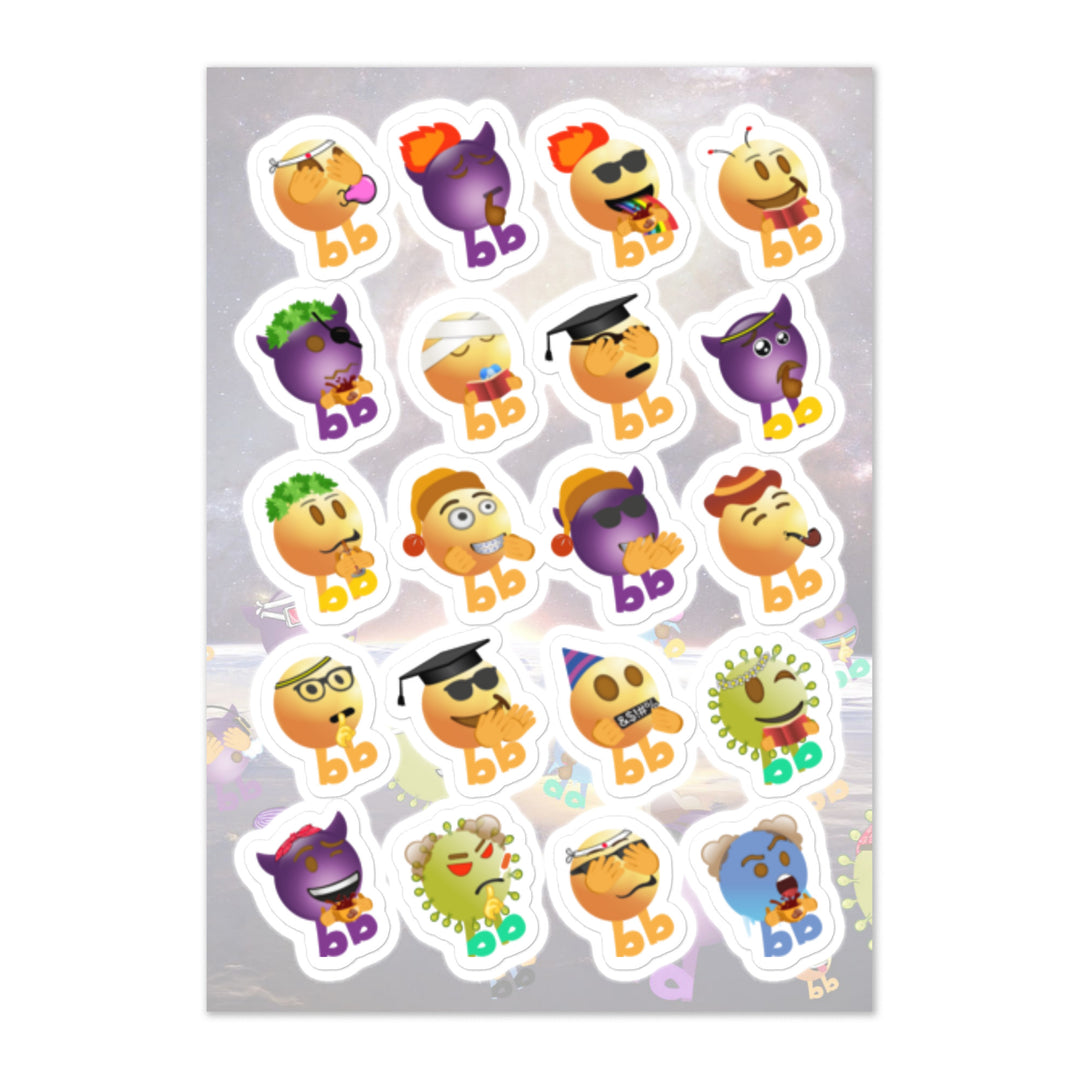 Megabb Buddy Stickers - Emojibb