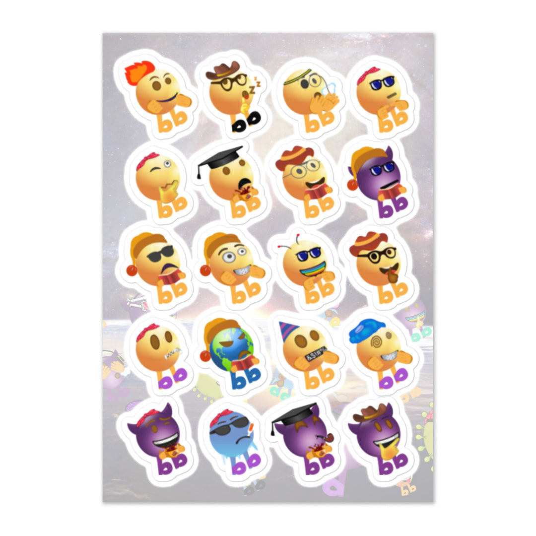 Megabb Buddy Stickers - Emojibb