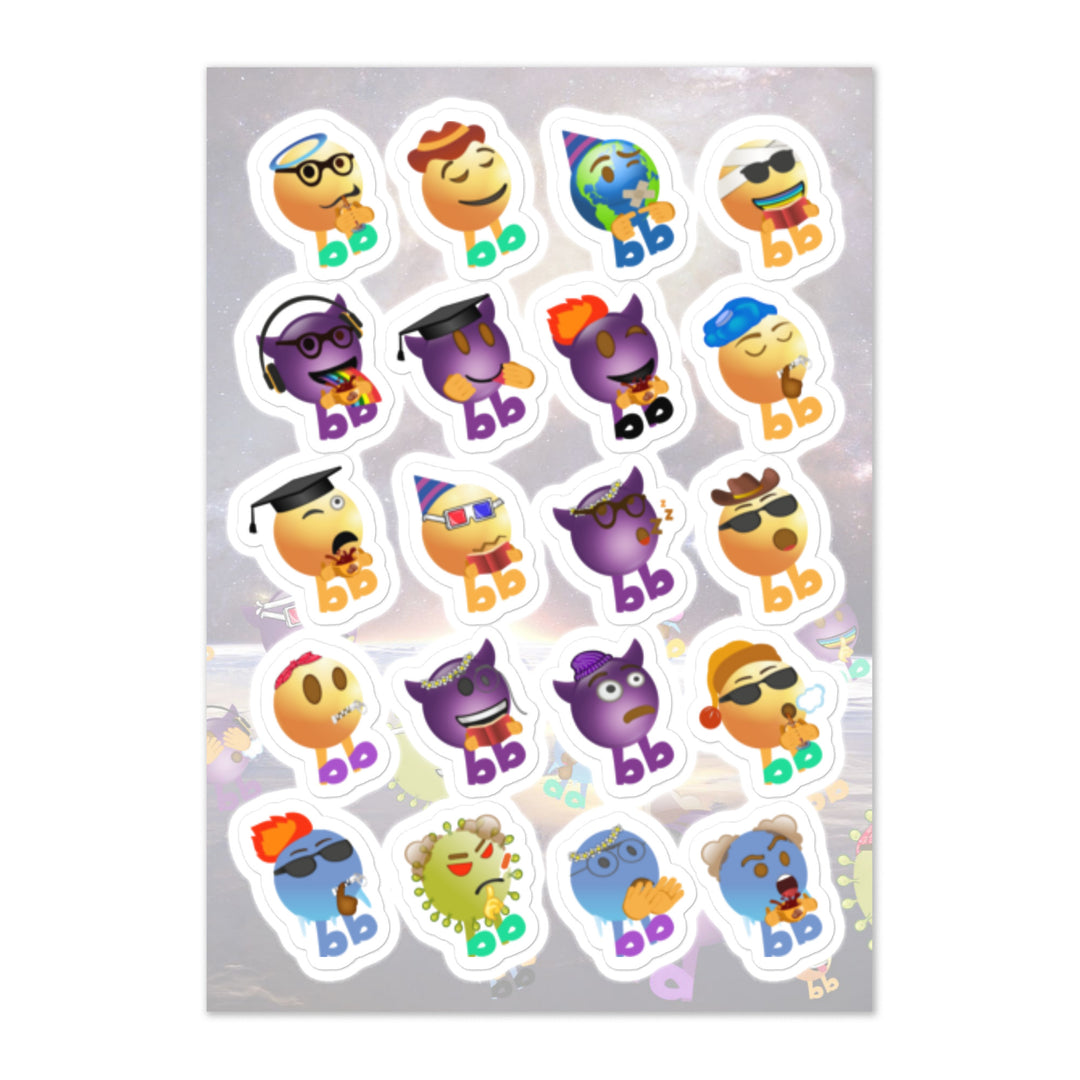 Megabb Buddy Stickers - Emojibb