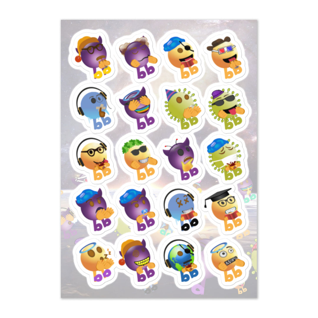 Megabb Buddy Stickers - Emojibb