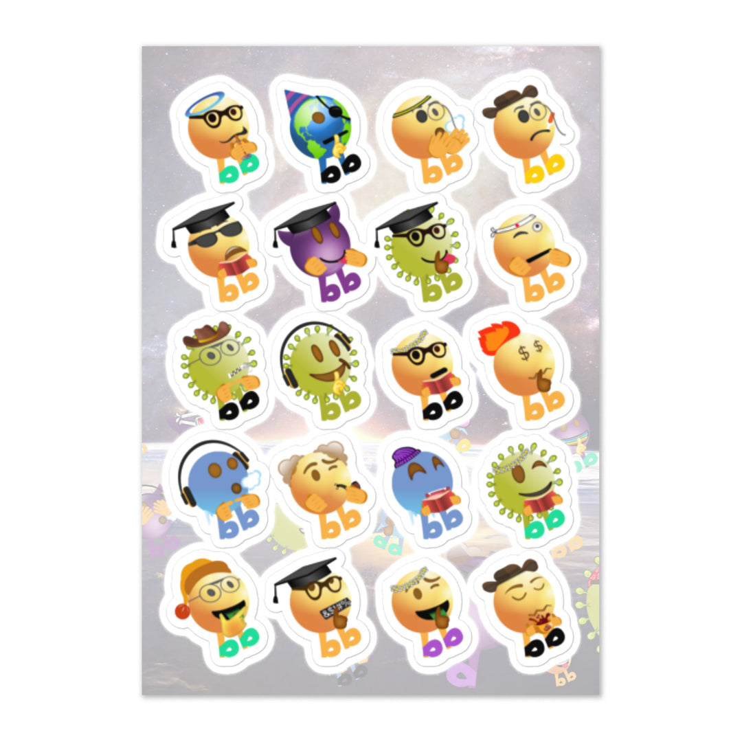 Megabb Buddy Stickers - Emojibb
