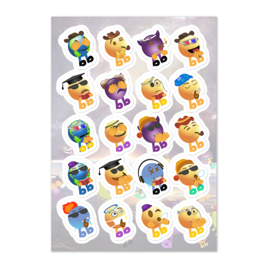 Megabb Buddy Stickers - Emojibb