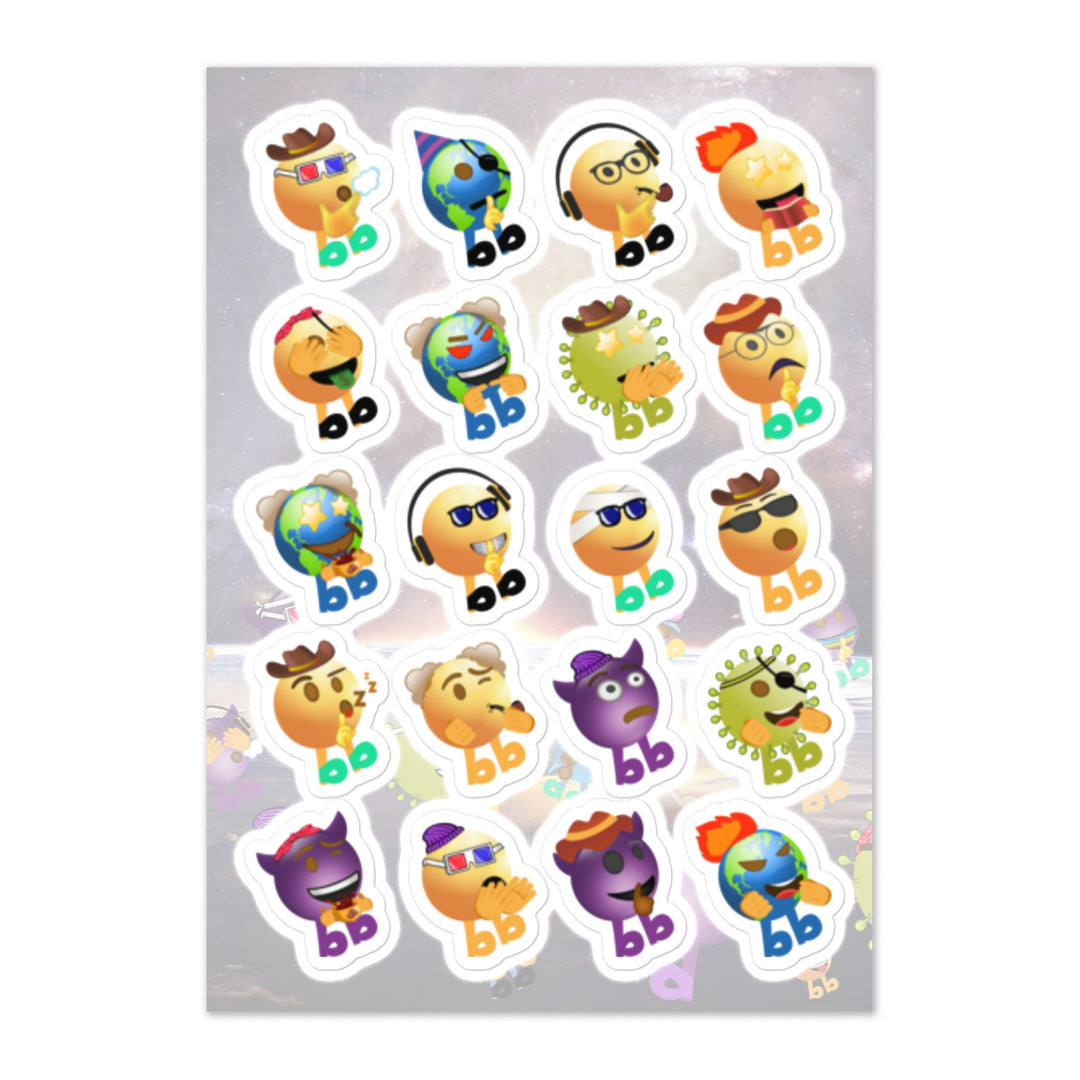 Megabb Buddy Stickers - Emojibb